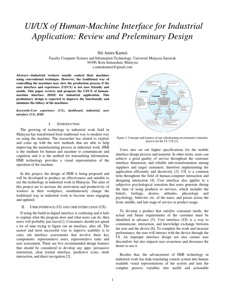 HMI UI/UX Design for Industrial Applications | PDF | User Interface ...