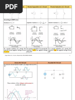 AC Circuit Analysis - Series and Parallel RC and RL