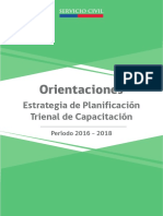 6 Orientaciones Estrategia Planificación Trienal Capacitación