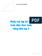 PHIẾU BÀI TẬP BỔ TRỢ TOÀN DIỆN TIẾNG ANH 3