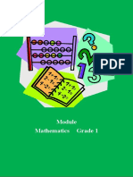 1ST QTR Module Mathematics Grade 1