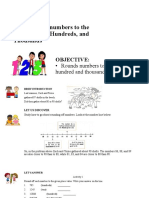 Lesson 2 Rounding Off Numbers To The Nearest Tens, Hundreds, and Thousands