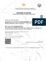 Disability Certificate: Medical Kushi Nagar, Pradesh
