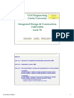 Civil Engineering Curtin University Integrated Design & Construction CSEN4002 Week 7b