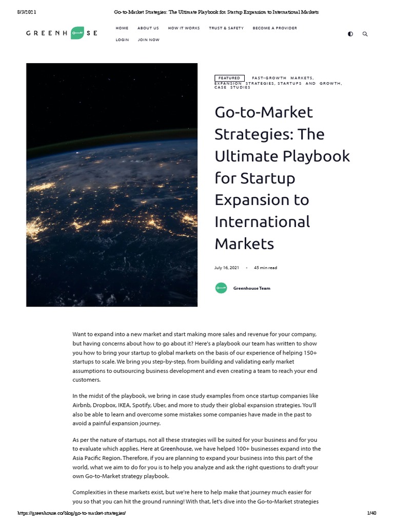 What is the go-to-market playbook for international expansion in 2027?