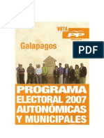 Programa Electoral PP 2007