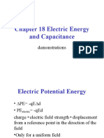 Chapter 18 Electric Energy and Capacitance: Demonstrations