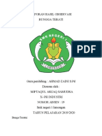 Hasil Observasi Pada Bunga Teratai