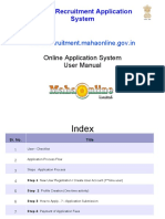 Online Recruitment Application System: Maharecruitment - Mahaonline.gov - in