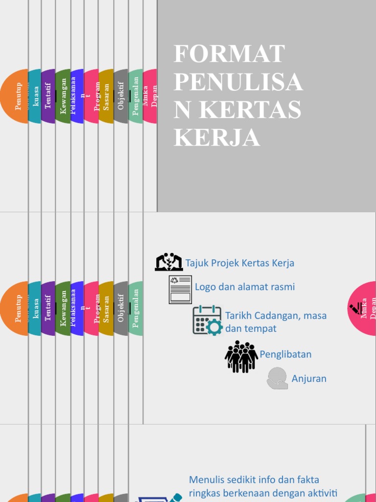 Format Penulisan Kertas Kerja | PDF