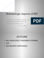 Hematologic Aspects of HIV