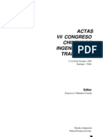1995 - Septimo Congreso Chileno de Ingeniería de Transporte