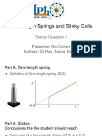 Zero-Length Springs and Slinky Coils: Theory Question 1 Presentor: Niv Cohen Authors: Eli Raz, Itamar Hason