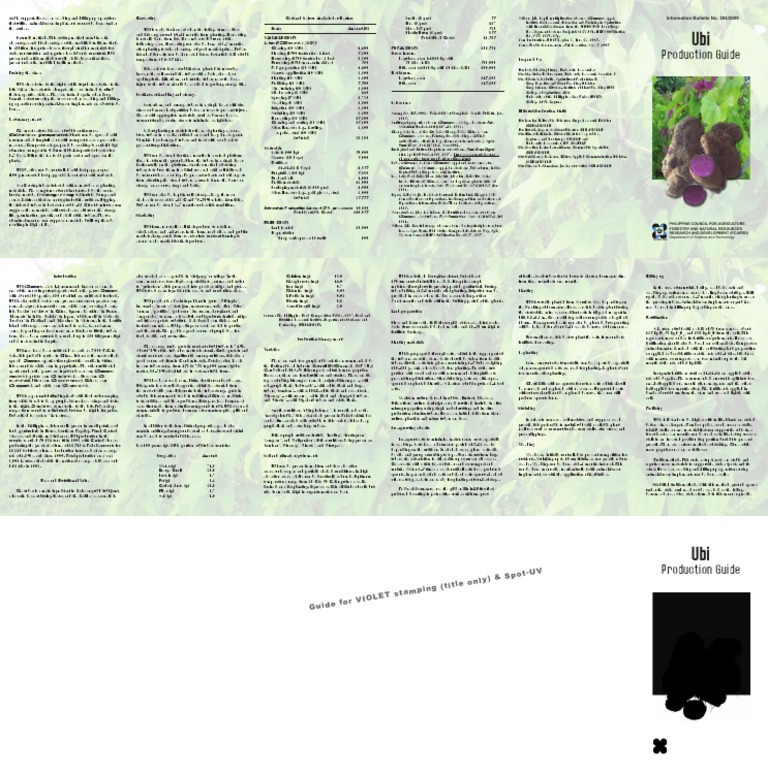 UBI-Vegetable Production Guide - Beta - 356402 | PDF | Agriculture | Plants