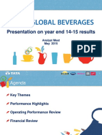Presentation On Year End 14-15 Results: Analyst Meet May 2015