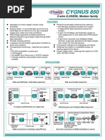 Cygnus 850: 2-Wire G.SHDSL Modem Family