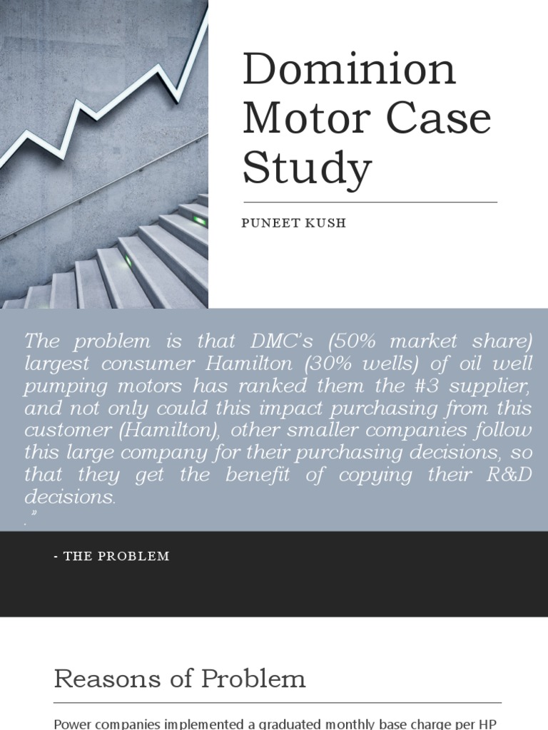 Dominion Motor Case Study PDF Prices Profit (Economics)