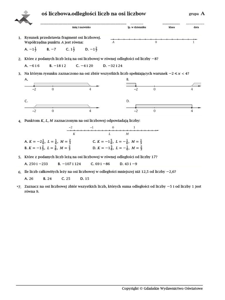 Kartkówka Z Liczb Rzymskich Gimnazjum Pdf