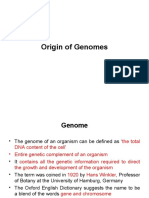 Origin of Genomes - Final