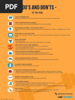 Gym Rules and Regulations for Users | PDF | Weight Training | Clothing