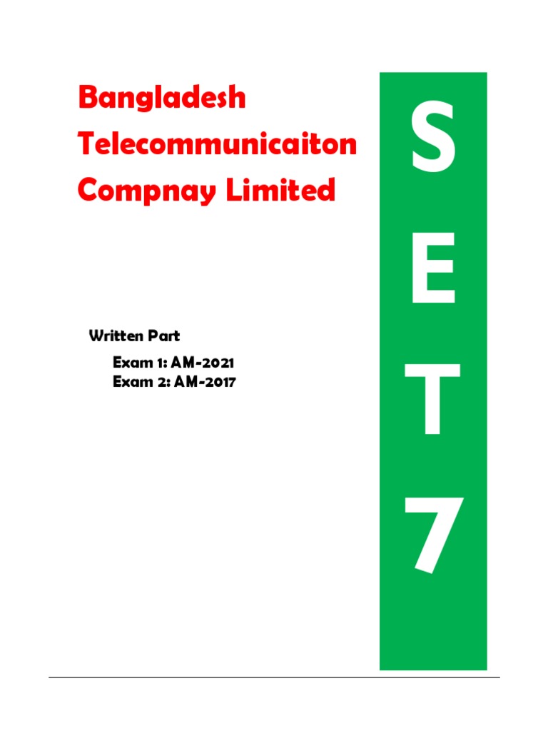 BTCL Assistant Manager Exam Questions | PDF | Optical Fiber | Fiber ...