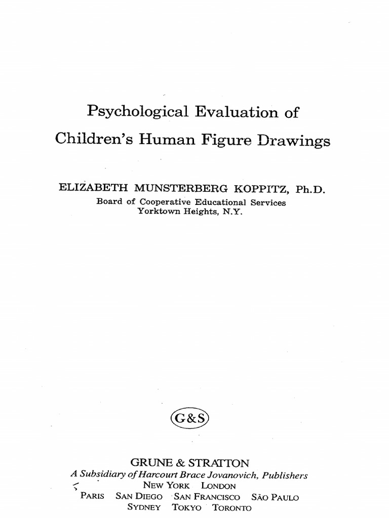 (Koppitz) Psychological Evaluation of Children's Human Download Free