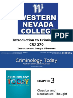 Introduction To Criminology CRJ 270: Instructor: Jorge Pierrott
