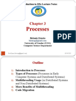 Intro To DSs CH 3 - Processes (Given 2013-I)
