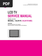 LCD TV: Service Manual