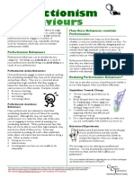 Perfectionism Information Sheet - 03 - Perfectionism Behaviours