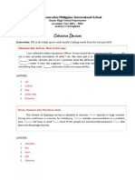 Junior High School Activity 1.5 Cohesive Devices