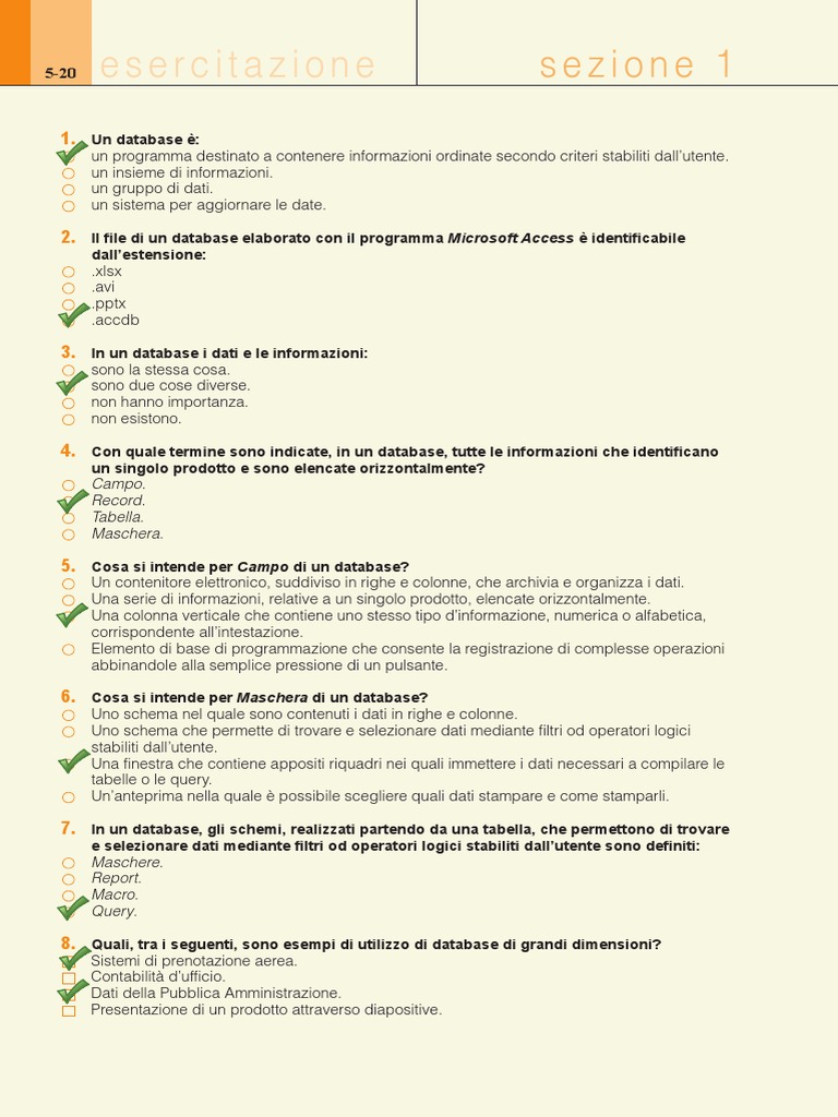 Test Access 2010 | PDF