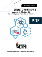 General Chemistry 2: Quarter 3 - Module 2.2