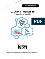 Quarter 3 - Module 1B: Properties of Liquids