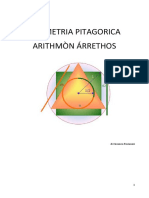 Geometria Pitagorica Arithmon Arrethos