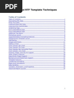 07 Advanced RTF Template Techniques