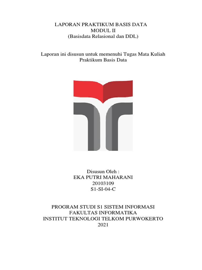 Praktikum Basis Data: DDL dan Relasional | PDF | Metode & Bahan Ajar ...