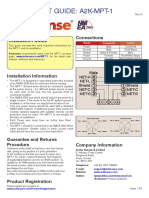 MPT-1 (Rev A) - Quick Start Guide Issue 1.00