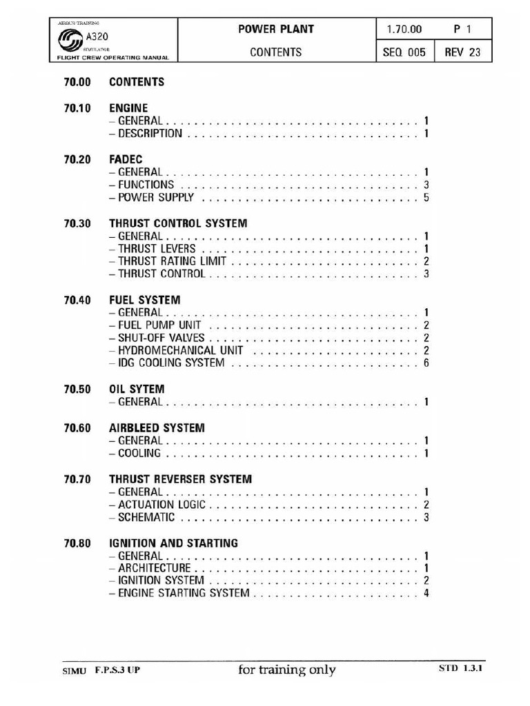 AIRBUS A320 TRAINING MANUAL PDF visual data 8
