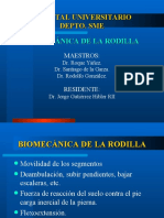 Biomecanica de La Rodilla