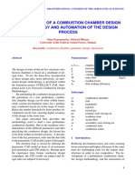 Development of A Combustion Chamber Design Methodology and Automation of The Design Process