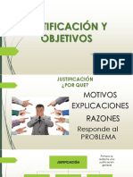 Tema 3 Justificación y Objetivos