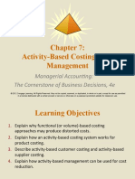Activity-Based Costing and Management: Managerial Accounting: The Cornerstone of Business Decisions, 4e