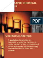 Qual Analysis of Solutions