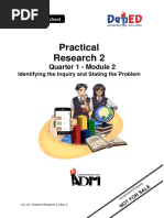 PracResearch2 Grade 12 Q1 Mod2 Identifying The Inquiry and Stating The Problem CO Version2 PDF