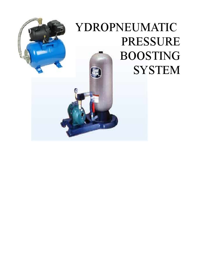 09 Hydropneumatic Pressure Boosting System PDF Pump Horsepower