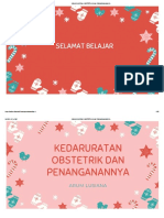 KEDARURATAN OBSTETRIK DAN PENANGANANNYA