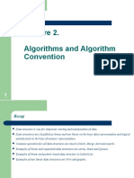 Algorithms and Algorithm Convention