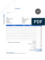 Modelo Factura Lado 1