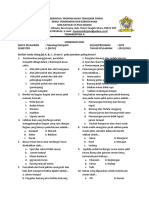 Soal Teknologi Menjahit